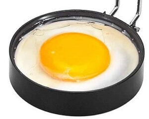 Griddle Egg Ring With Egg