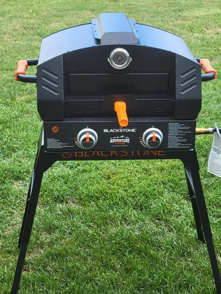 Blackstone griddle with pizza oven conversion kit