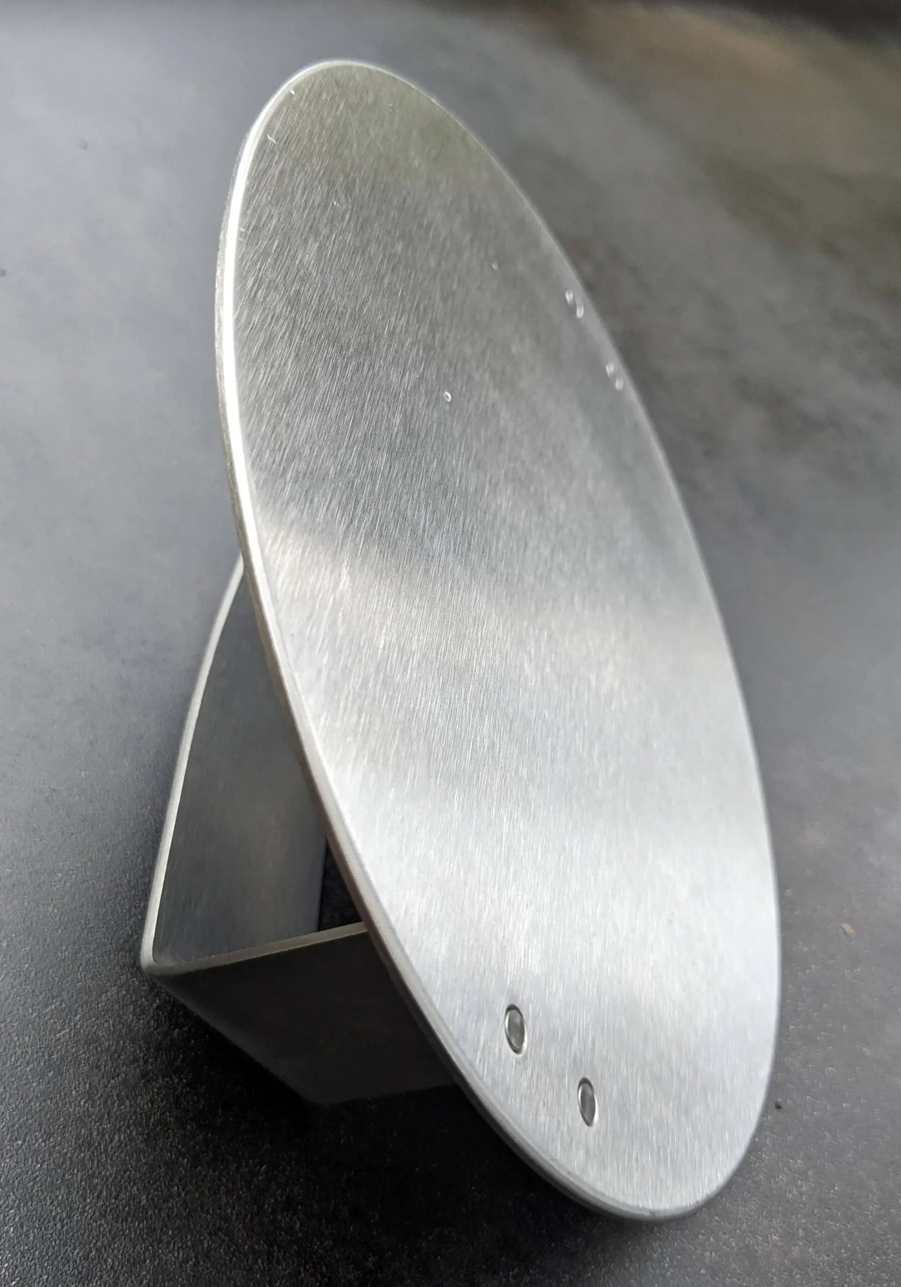 Stainless steel smash burger press