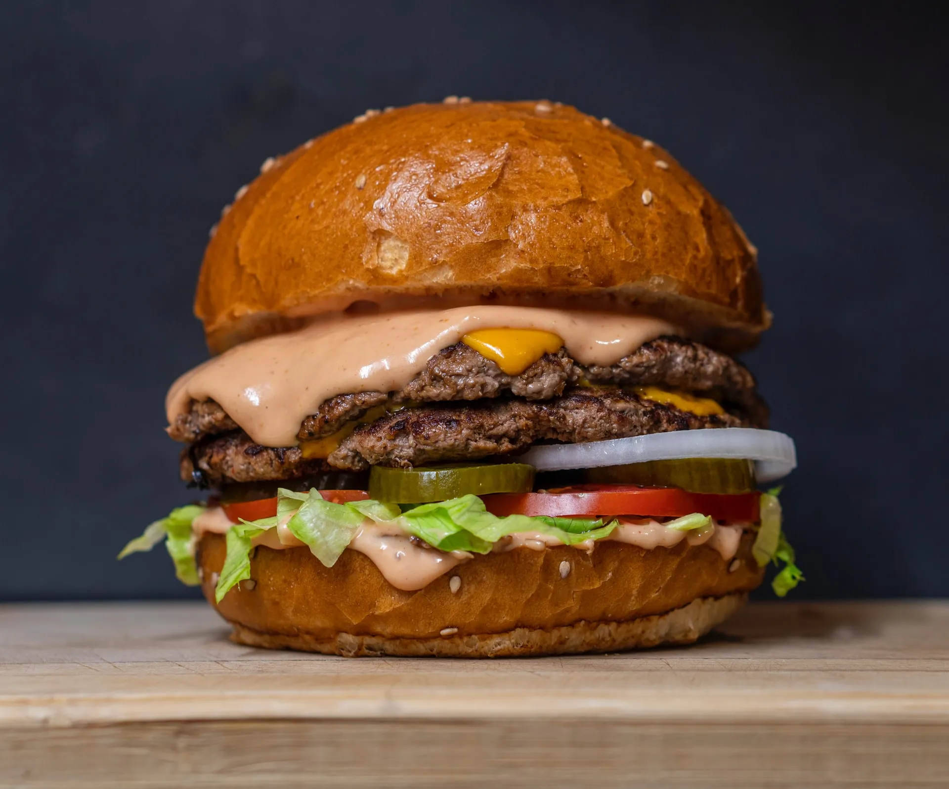 Blackstone griddle burger