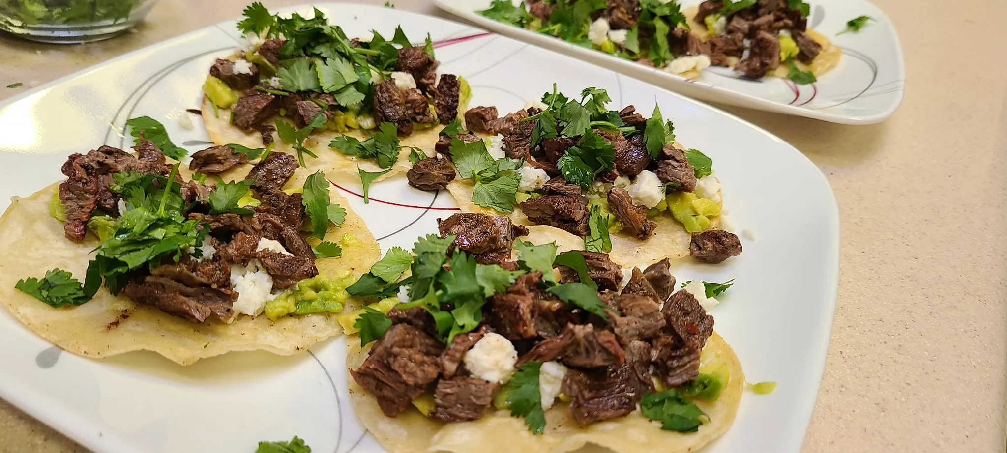 Carne asada on a Blackstone griddle