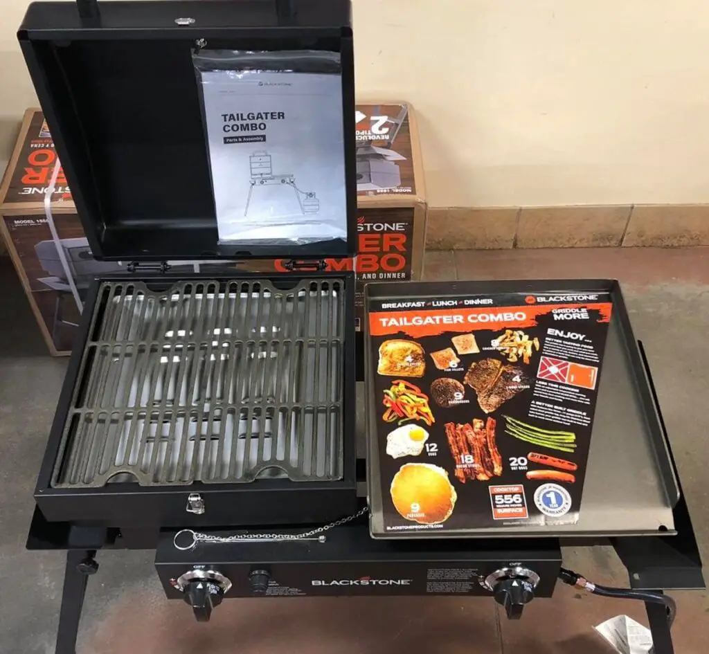 Review: Blackstone 2 Burner Tailgater Combo Grill And Griddle - Griddle ...