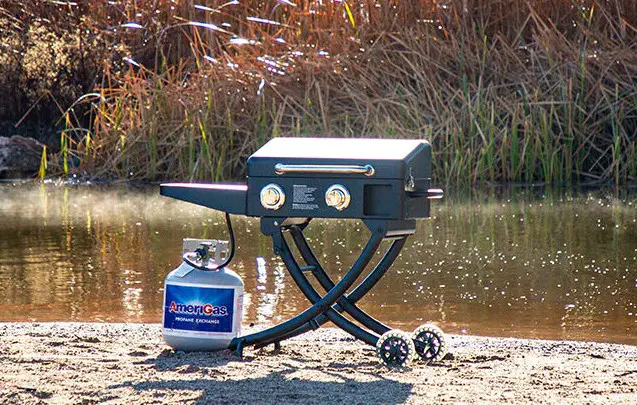 Pit Boss Sportsman Portable 2-Burner Griddle With Legs