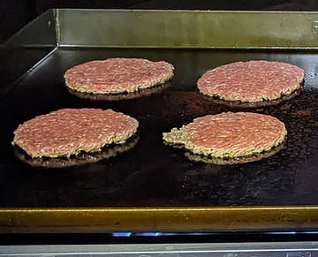 Griddle Press Smashed Burgers