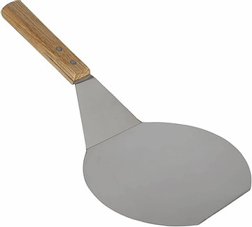 Extra-Large Stainless Steel Wide Spatula Turner with Strong Wooden Handle