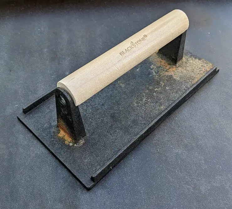 Small Cast Iron Griddle Press – Blackstone Products