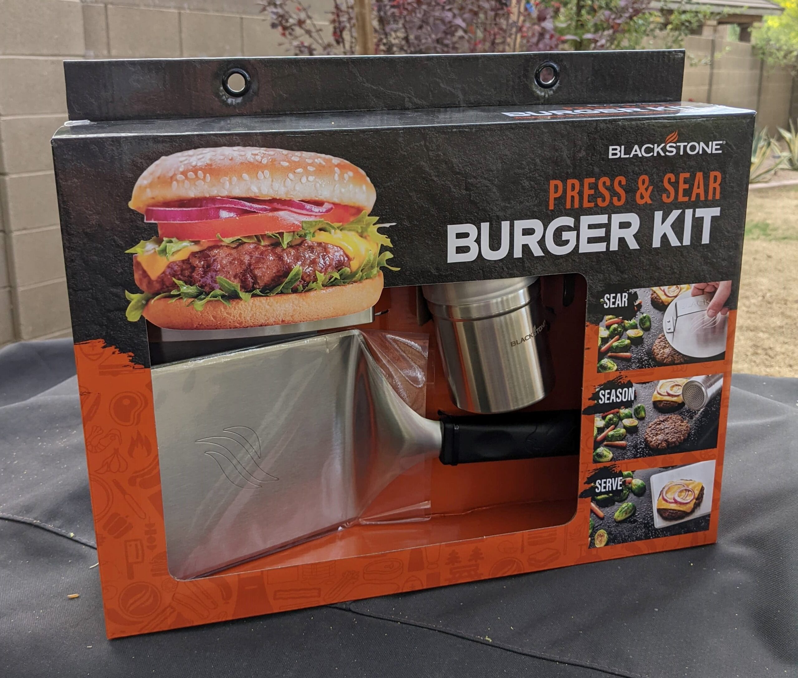 Blackstone Press and Sear Burger Kit