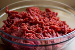 Griddle ground beef